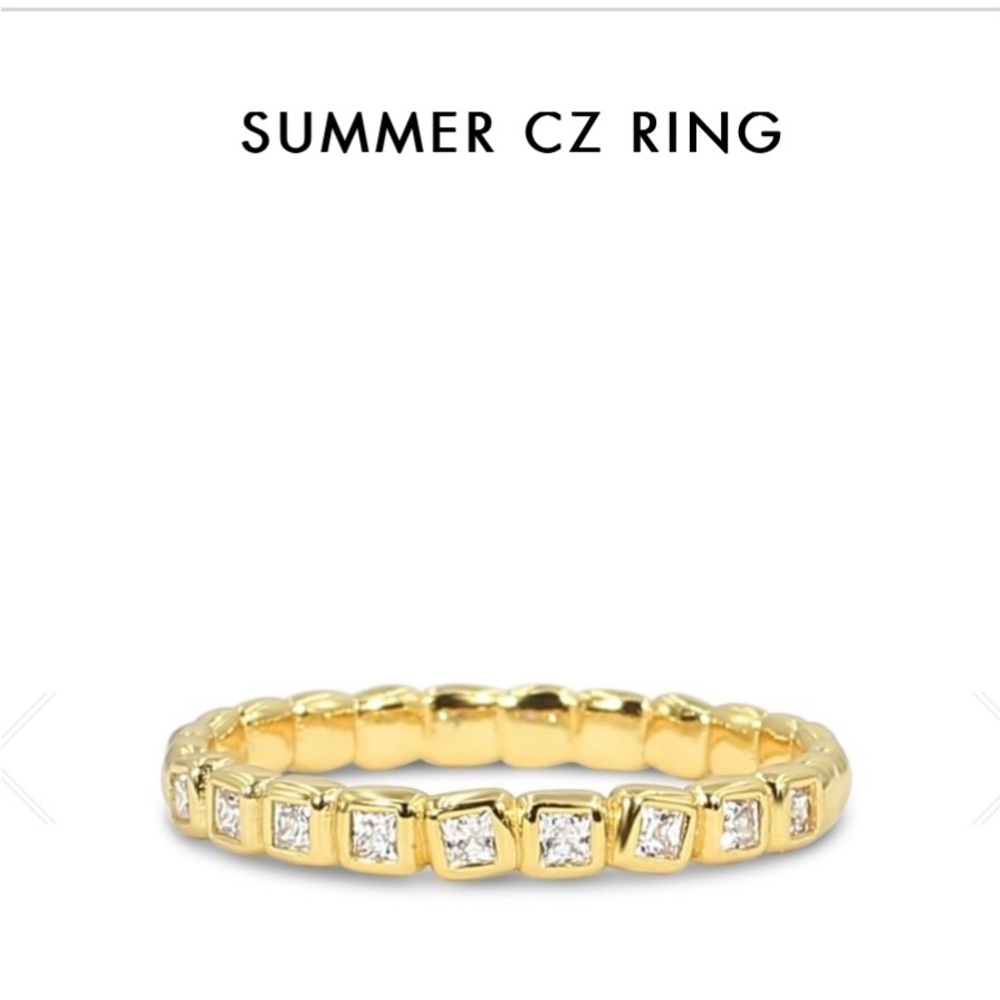 Jackie Mack Summer CZ RING